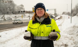 Forsker holder to snøballer