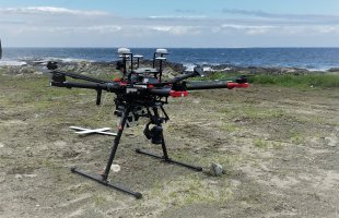 Drone on the ground