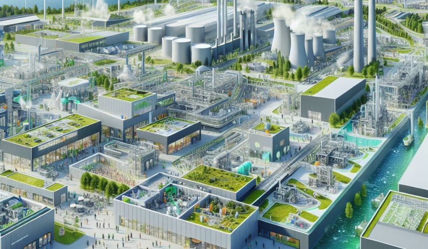 Copilot_An industrial park in Norway that has accelerated in the transition to a circular economy and is performing industrial symbiosis